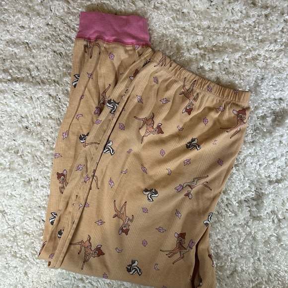 Vintage 70's Disney *BAMBI* LOUNGE PANTS Pajama Bottoms 3X (22/24) GUC - Picture 1 of 6